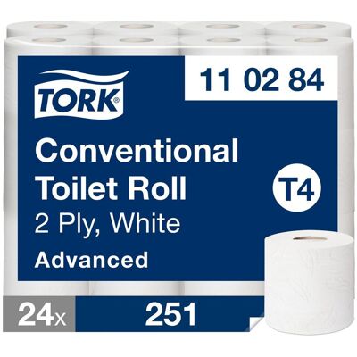 TORK Toalettpapper Advanced T4 2-lag 24/fp TORK Toalettpapper Advanced T4 2-lag 24/fp
