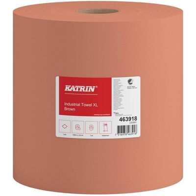 KATRIN Industritorkrulle XL, 1-lager, 320mm, brun KATRIN Industritorkrulle XL, 1-lager, 320mm, brun