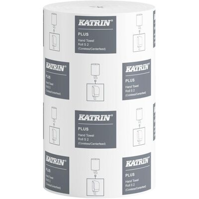 KATRIN Plus S Utan kärna Vit Pappershandduk Rulle - Pappershandduk Rulle KATRIN Plus S Utan kärna Vit Pappershandduk Rulle - Pappershandduk Rulle