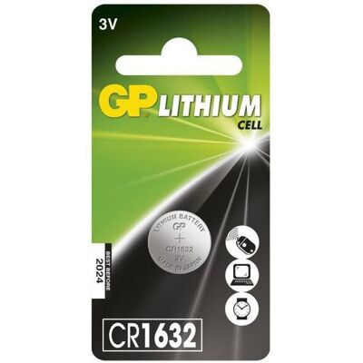 GP Batteri Lithium CR1632 GP Batteri Lithium CR1632
