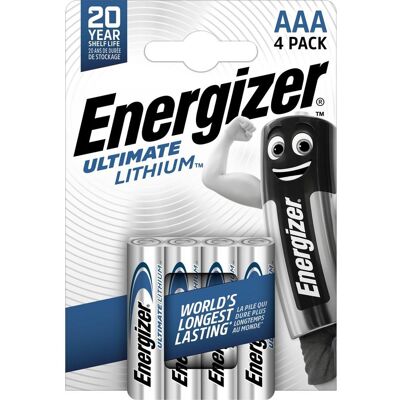 Energizer Batteri Ultimate AAA 4/fp Energizer Batteri Ultimate AAA 4/fp
