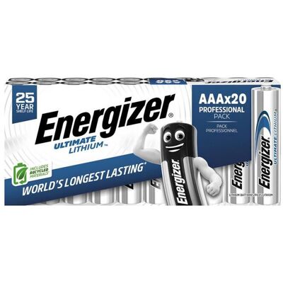 Energizer Lithium AAA-batterier - Långvarig kraft Energizer Lithium AAA-batterier - Långvarig kraft