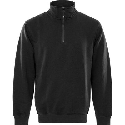 FRISTADS Sweatshirt halfzip 1737 sv S FRISTADS Sweatshirt halfzip 1737 sv S