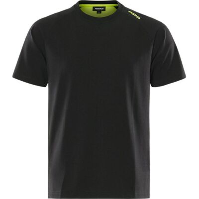 FRISTADS T-shirt heavy 7553 Svart/Gul 3XL FRISTADS T-shirt heavy 7553 Svart/Gul 3XL