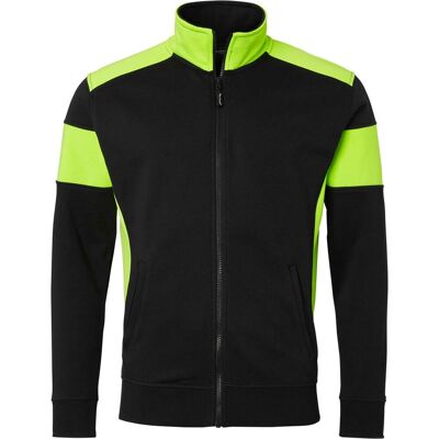 TOP SWEDE Sweatjacka 223 sv/fl gul M TOP SWEDE Sweatjacka 223 sv/fl gul M