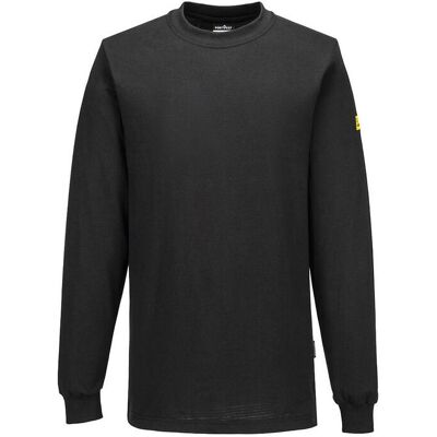 T-shirt Lä PORTWEST AS22 ESD svart 4XL T-shirt Lä PORTWEST AS22 ESD svart 4XL