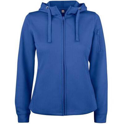 CLIQUE Hoodie zip funktion 021015 dam rblå M CLIQUE Hoodie zip funktion 021015 dam rblå M