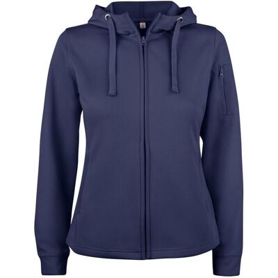 CLIQUE Hoodie zip funktion 021015 dam marin S CLIQUE Hoodie zip funktion 021015 dam marin S