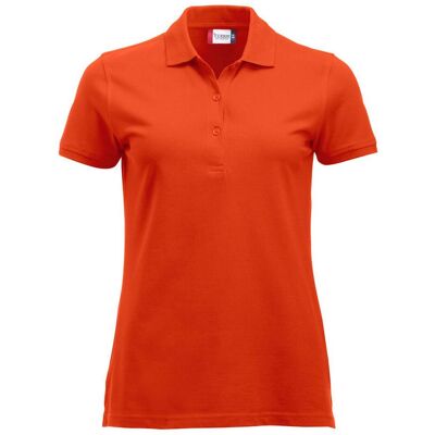 CLIQUE Pikétröja 028246 dam orange XL CLIQUE Pikétröja 028246 dam orange XL