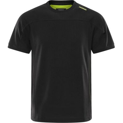 FRISTADS T-shirt funktion 7554 svart/gul L FRISTADS T-shirt funktion 7554 svart/gul L