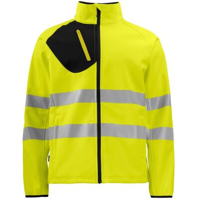 PROJOB Softshell varsel 6432 gul kl3 L PROJOB Softshell varsel 6432 gul kl3 L