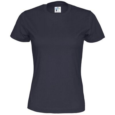 COTTOVER T-shirt COTTOVER dam GOTS marin XS COTTOVER T-shirt COTTOVER dam GOTS marin XS