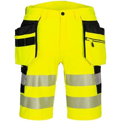 PORTWEST Hantverksshorts DX446 gul varsel kl2 c52 PORTWEST Hantverksshorts DX446 gul varsel kl2 c52