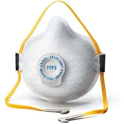 MOLDEX Andningsskydd 3705 vent FFP3 8/fp MOLDEX Andningsskydd 3705 vent FFP3 8/fp