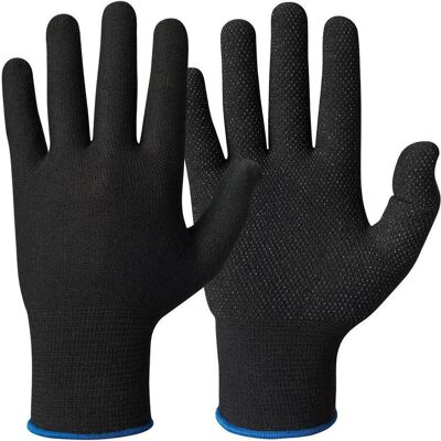 GRANBERG Textilhandske 0484 noppor svart 10 GRANBERG Textilhandske 0484 noppor svart 10
