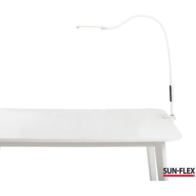 Sun-Flex Desklite - Flexibel skrivbordslampa med lång räckvidd Sun-Flex Desklite - Flexibel skrivbordslampa med lång räckvidd