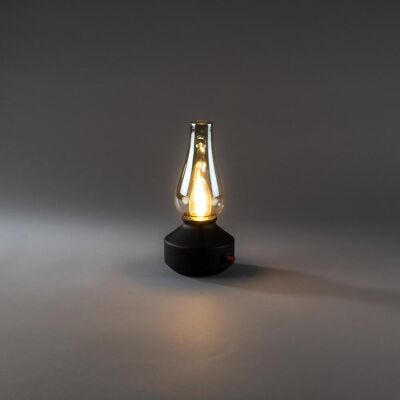 KONSTSMIDE Lykta metall LED 24,5cm svart KONSTSMIDE Lykta metall LED 24,5cm svart
