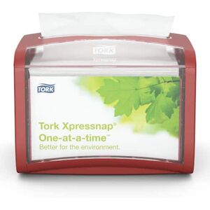 Tork Dispenser Xpressnap plast röd 155 x 201 x 150 mm