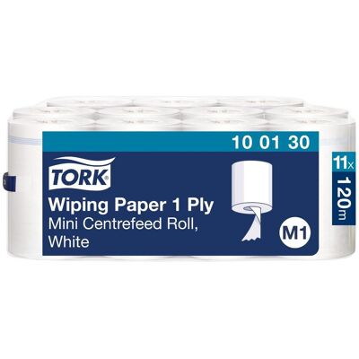 TORK Torkrulle Mini M 1-lagers vit TORK Torkrulle Mini M 1-lagers vit