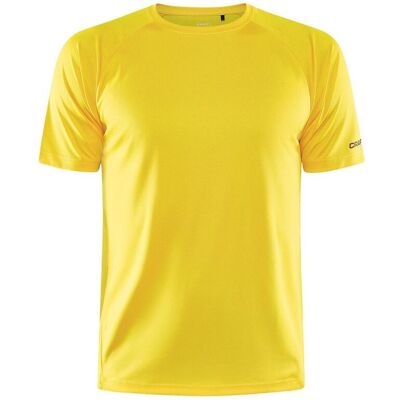 CRAFT Tränings tee CORE herr gul 3XL CRAFT Tränings tee CORE herr gul 3XL