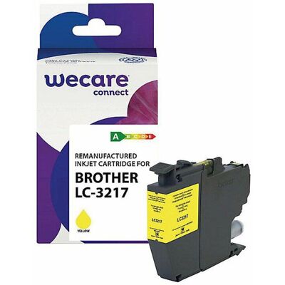 WECARE Bläckpatron BROTHER LC3217Y gul WECARE Bläckpatron BROTHER LC3217Y gul