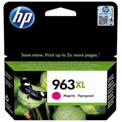 HP 963XL bläckpatron, magenta, extra hög kapacitet, 23,25 ml HP 963XL bläckpatron, magenta, extra hög kapacitet, 23,25 ml