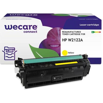 WECARE Toner HP W2122A 212A 4,5K gul WECARE Toner HP W2122A 212A 4,5K gul