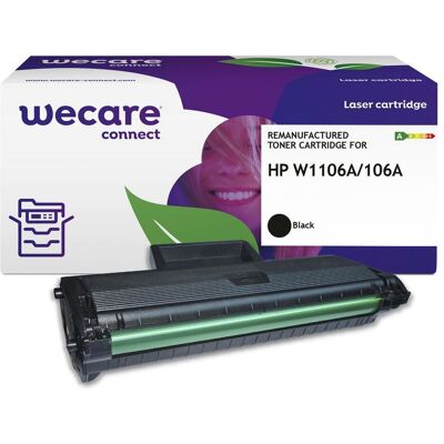 WECARE Toner HP W1106A 106A 1K svart WECARE Toner HP W1106A 106A 1K svart