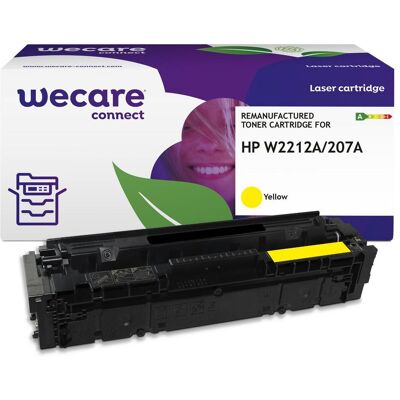 WECARE Toner HP W2212A 207A 1,25K gul WECARE Toner HP W2212A 207A 1,25K gul