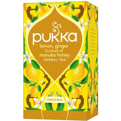 PUKKA Te Lemon Ginger Manuka Honey 20/fp PUKKA Te Lemon Ginger Manuka Honey 20/fp