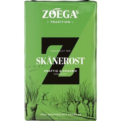 Zoégas Mörkrostad Kaffe - Skånerost, 450g, Stark & Fruktig Zoégas Mörkrostad Kaffe - Skånerost, 450g, Stark & Fruktig