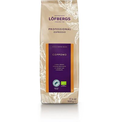 LÖFBERGS Kaffe Professional Coppomo Espresso Bönor 500g LÖFBERGS Kaffe Professional Coppomo Espresso Bönor 500g