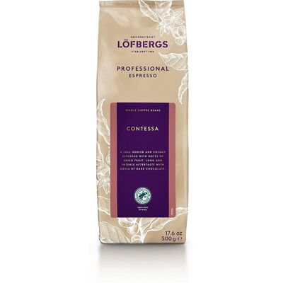 LÖFBERGS Kaffe Professional Contessa Espresso Bönor 500g LÖFBERGS Kaffe Professional Contessa Espresso Bönor 500g
