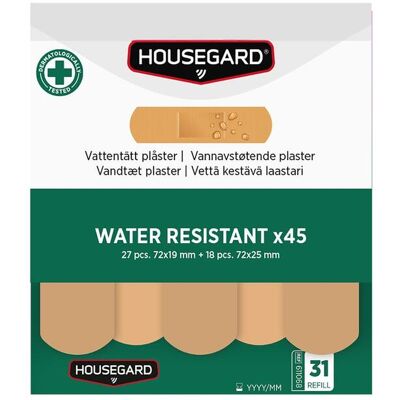 HOUSEGARD Plåster vattentåliga 2x45st HOUSEGARD Plåster vattentåliga 2x45st
