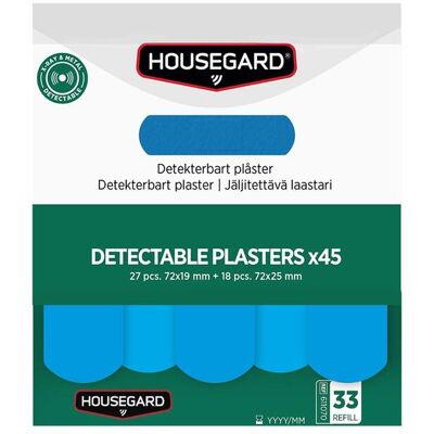 HOUSEGARD Plåster detekterbara 2x45st HOUSEGARD Plåster detekterbara 2x45st