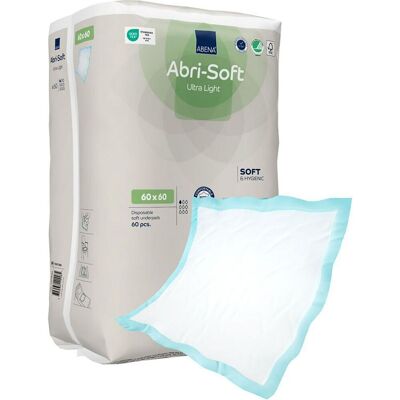 ABENA Inkoskydd Abri-Soft Ultra Light 60x60cm 60/fp ABENA Inkoskydd Abri-Soft Ultra Light 60x60cm 60/fp