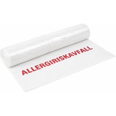 STARKA Plastsäck Allergiriskavfall 65L 70my vit 25/rl STARKA Plastsäck Allergiriskavfall 65L 70my vit 25/rl