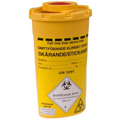 SARSTEDT Kanylburk plast 0,2L SARSTEDT Kanylburk plast 0,2L