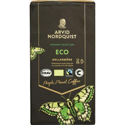 ARVID NORDQUIST Kaffe Eco Mellanmörk 450g ARVID NORDQUIST Kaffe Eco Mellanmörk 450g