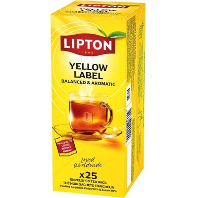LIPTON Te Yellow Label, påse 25/fp LIPTON Te Yellow Label, påse 25/fp