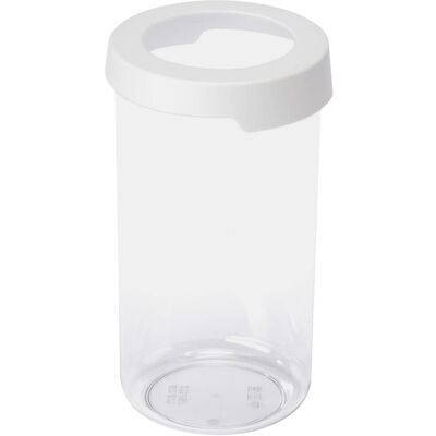 SmartStore Vision 1,45L Vit rund torrmatbehållare - Torr mat SmartStore Vision 1,45L Vit rund torrmatbehållare - Torr mat
