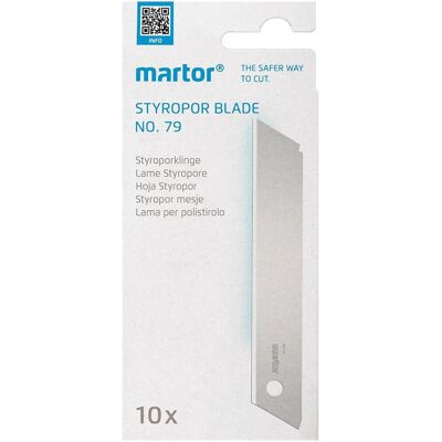MARTOR Knivblad Styropor 79 10/fp MARTOR Knivblad Styropor 79 10/fp