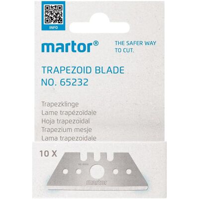 MARTOR Knivblad Trapezoid 65232 10/fp MARTOR Knivblad Trapezoid 65232 10/fp