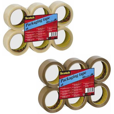 SCOTCH Packtejp 371 PP 38mmx66m klar SCOTCH Packtejp 371 PP 38mmx66m klar