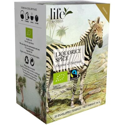 LIFE BY FOLLIS Te Lakrits kryddor 20/fp LIFE BY FOLLIS Te Lakrits kryddor 20/fp