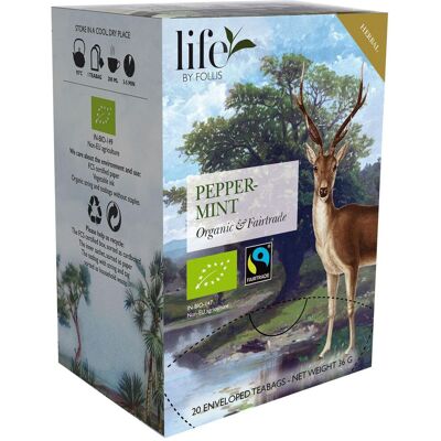 LIFE BY FOLLIS Te Pepparmint 20/fp LIFE BY FOLLIS Te Pepparmint 20/fp