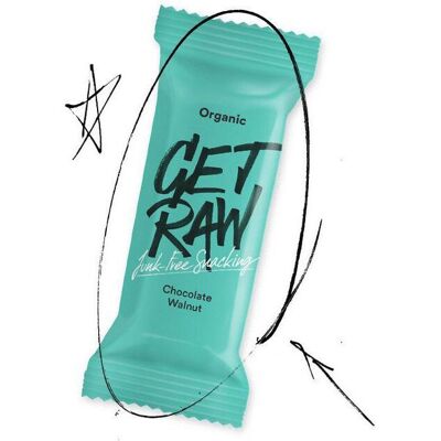 GET RAW Bar Chocolate och Walnut 42g GET RAW Bar Chocolate och Walnut 42g