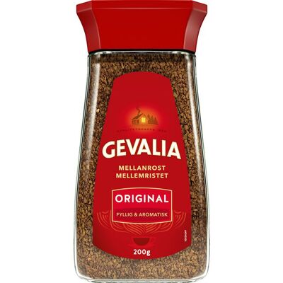 GEVALIA Kaffe Snabbkaffe burk 200g GEVALIA Kaffe Snabbkaffe burk 200g