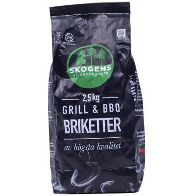 NO BRAND Grillbriketter 2,5 kg NO BRAND Grillbriketter 2,5 kg