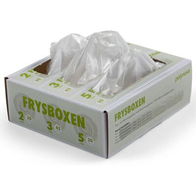 POLYNOVA Fryspåse på rulle box 2,3,5L transparenta 3/fp POLYNOVA Fryspåse på rulle box 2,3,5L transparenta 3/fp